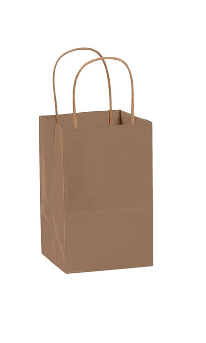 Store Supply Warehouse - Kraft Paper Shopping Bags: Natural / Case of 100 / Medium