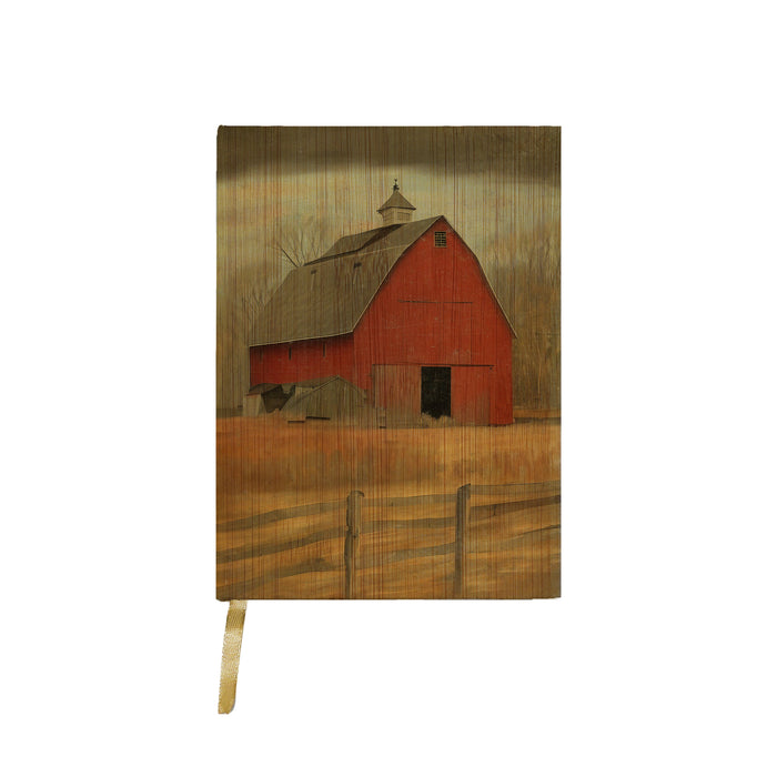 Kendrick Home - Red Barn With Fence Journal
