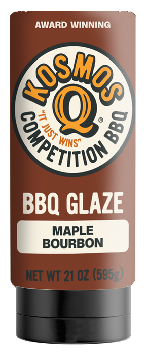Kosmos Q - 21 OZ Maple Bourbon BBQ Glaze (Case of 6)