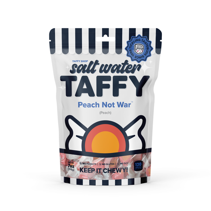 Taffy Shop - Peach Not War™ Taffy (Peach): Personal (7oz)