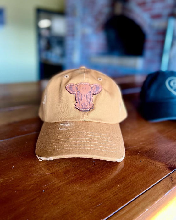 GGCC Swag Cow Patch Hat Peach