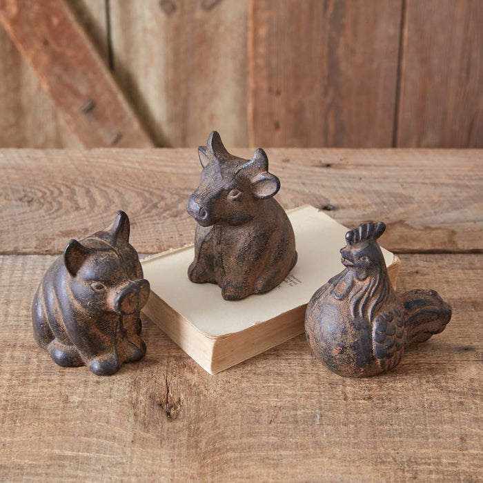 CTW Home Collection - Rustic Mini Tabletop Rooster