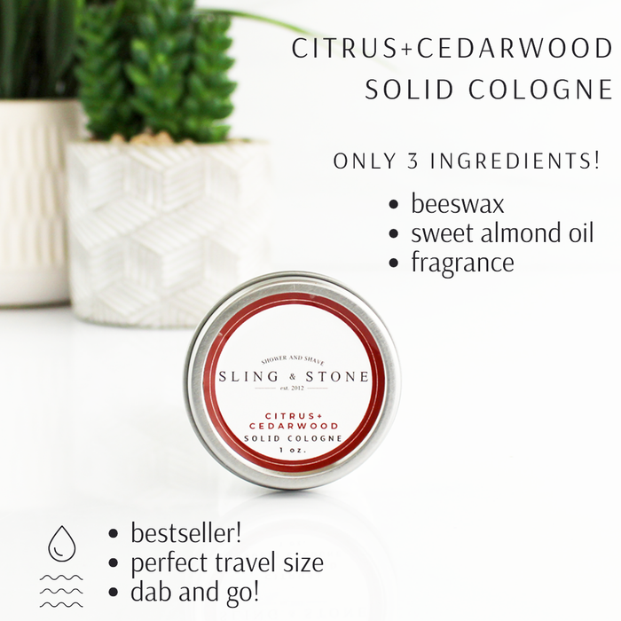 Twisted Tomboy | Bath+Body+Shower+Shave - FOR MEN | Solid Colognes (NEW SCENTS! 6 Scents): NEW! Sandalwood+Musk+Orange Blossom