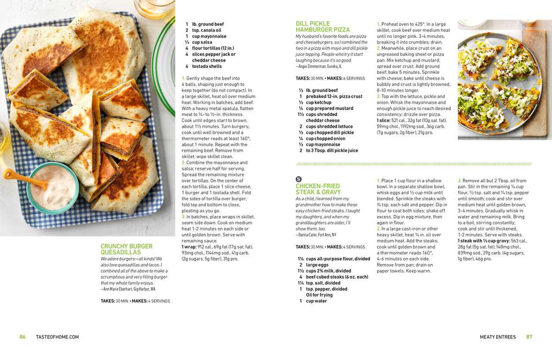 Simon & Schuster - Taste of Home 30 Minute Cookbook by: Paperback; 256 pages / English