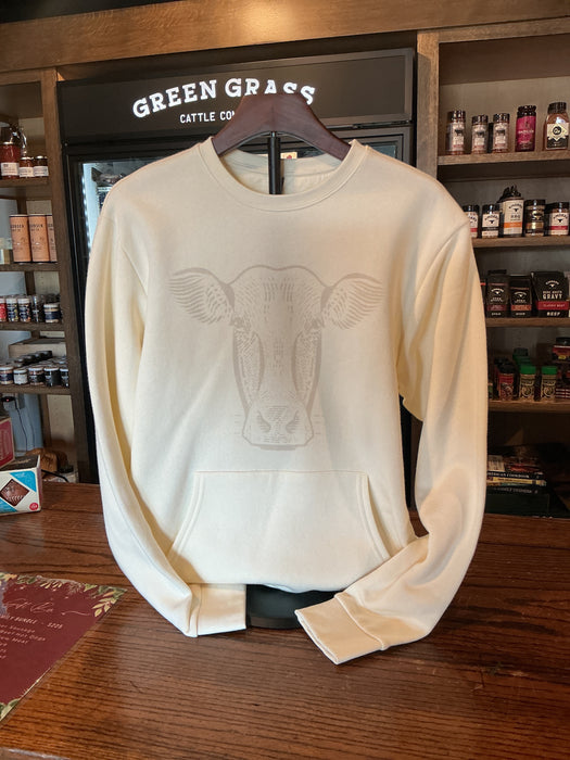 GGCC Cream “pocket” crewneck