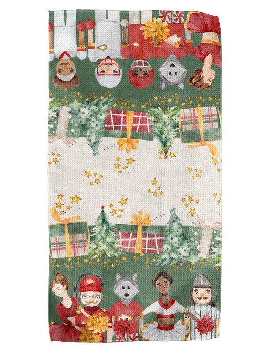 Absorb-Lumen - KC Nutcracker Crew 12x24 Bartender Double-Sided Towel
