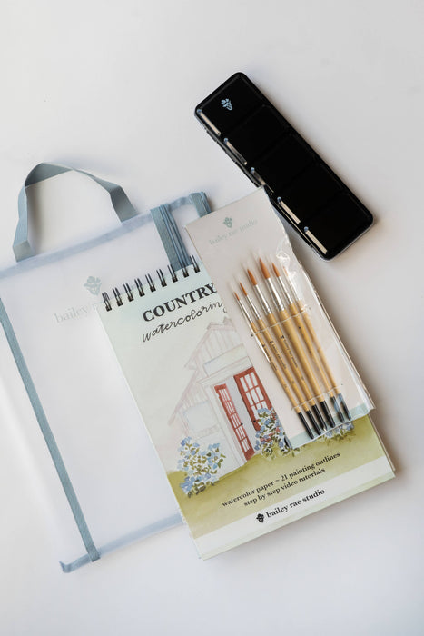Bailey Rae Studio - Country Life Watercoloring Book