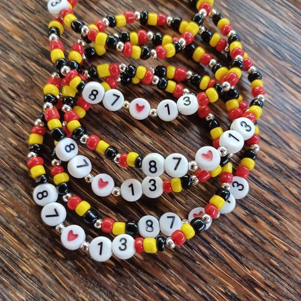 Paco Designs - 87 HEART 13 Bracelet