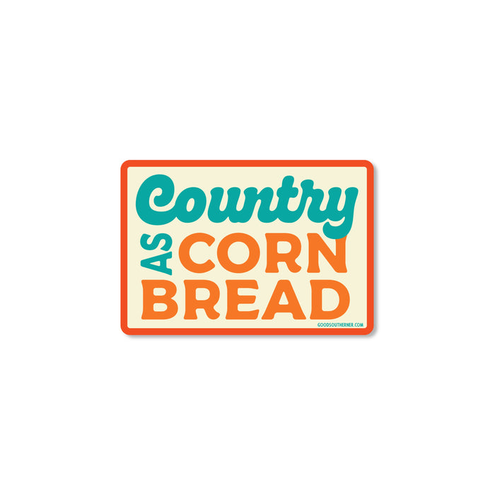 Good Southerner - Country As Cornbread Sticker
