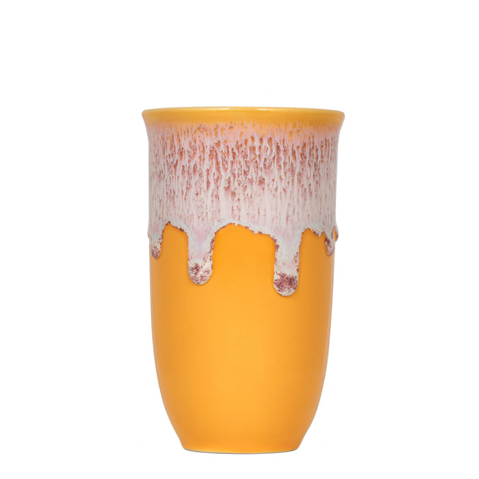 Nova Ceramics Travel Mugs - Grapefruit Ceramic Travel Mug – 16oz with Lid & Sleeve