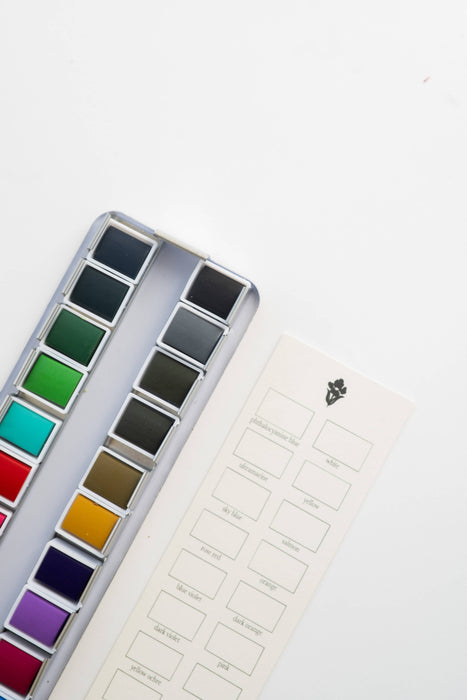Bailey Rae Studio - 24 Color Watercolor Paint Palette