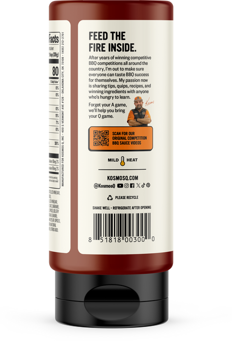 Kosmos Q - 20 OZ Competition BBQ Sauce Bottles (Case of 6)