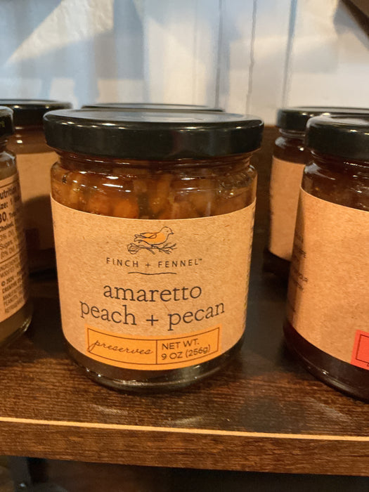 Amaretto peach and pecan preserves