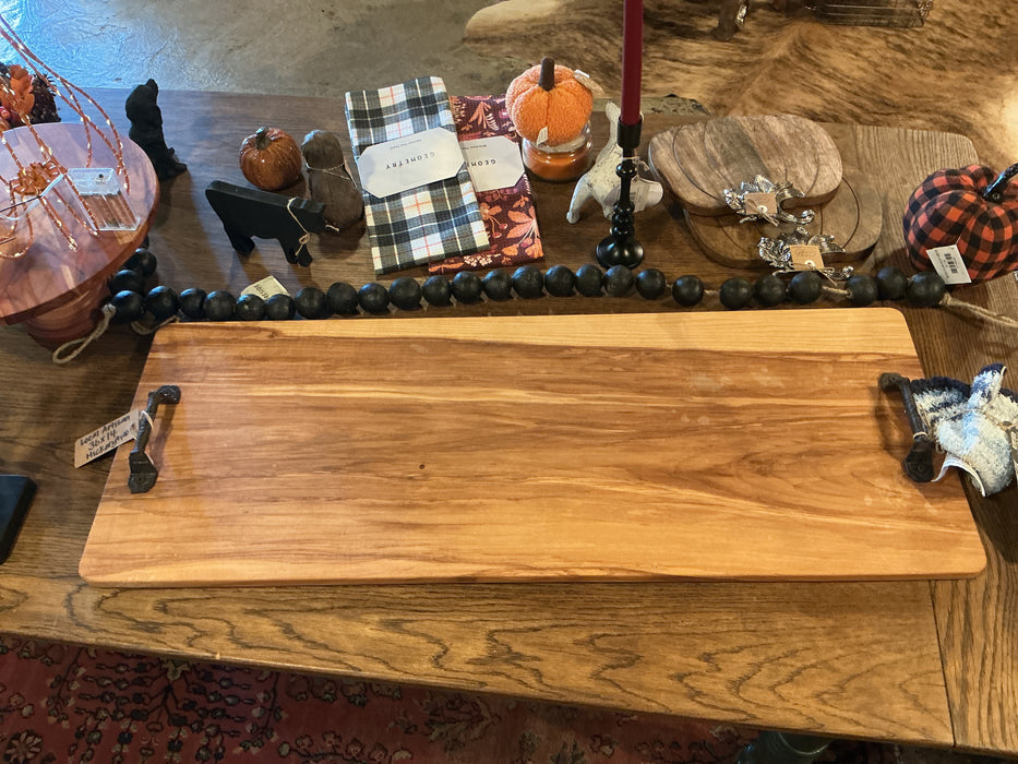 Hickory Serving Tray / Board.                  36 X 14