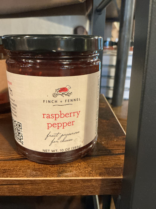 10 oz raspberry pepper fruit preserves cheese