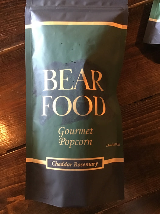 Bear Food Cheddar Rosemary Popcorn 1.5oz