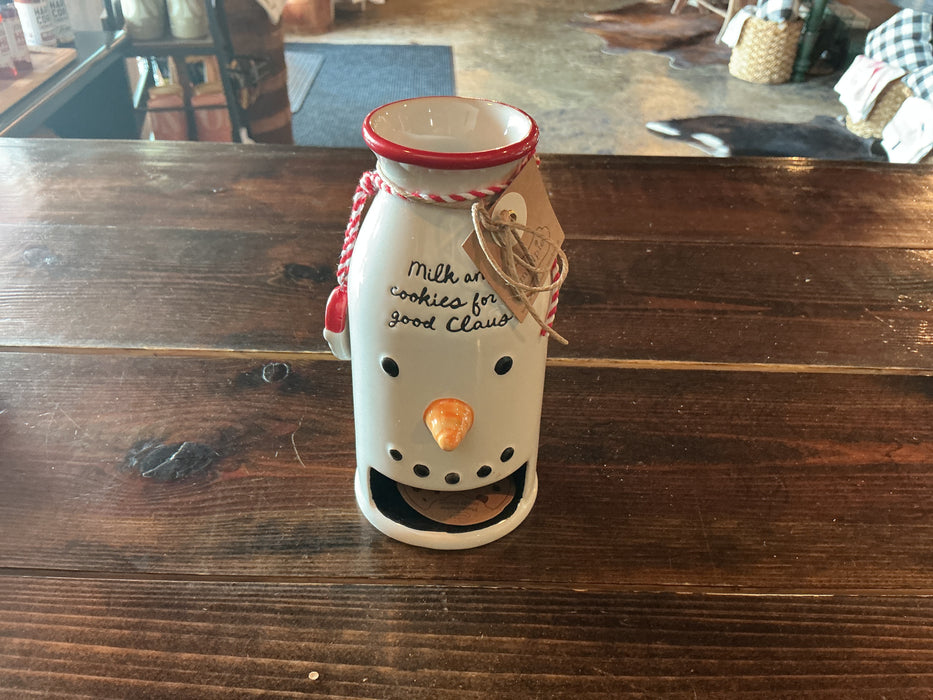 Mudpie “Snowman” Milk and Cookies Pitcher