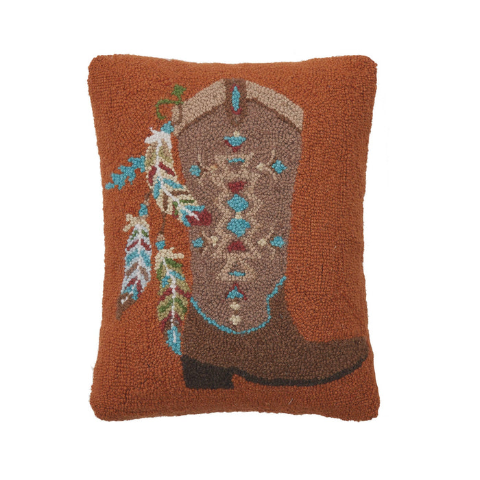 Peking Handicraft - Cowboy Boot Hook Pillow