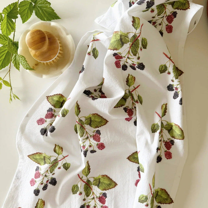 emily lex studio - Blackberry cotton flour sack tea towel