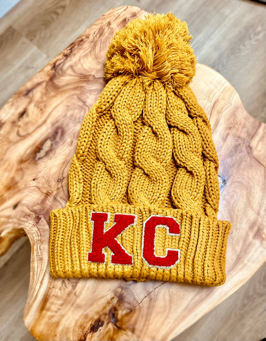 Country Charm Wholesale - KC Patch Beanie: Black