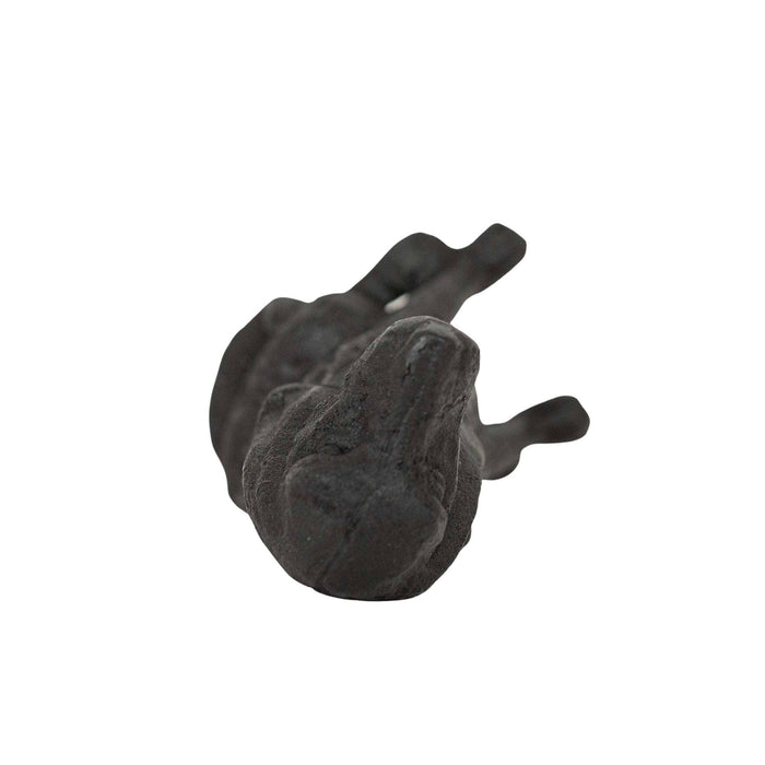Foreside Home & Garden - Sitting Dog Decorative Accent Black Cast Iron