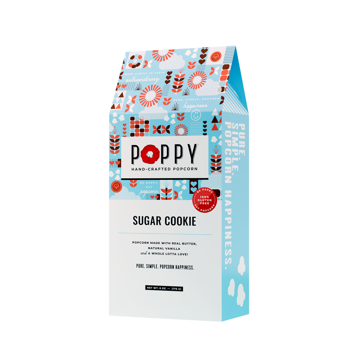 Poppy Hand-Crafted Popcorn - Sugar Cookie Gift Box Popcorn-SS