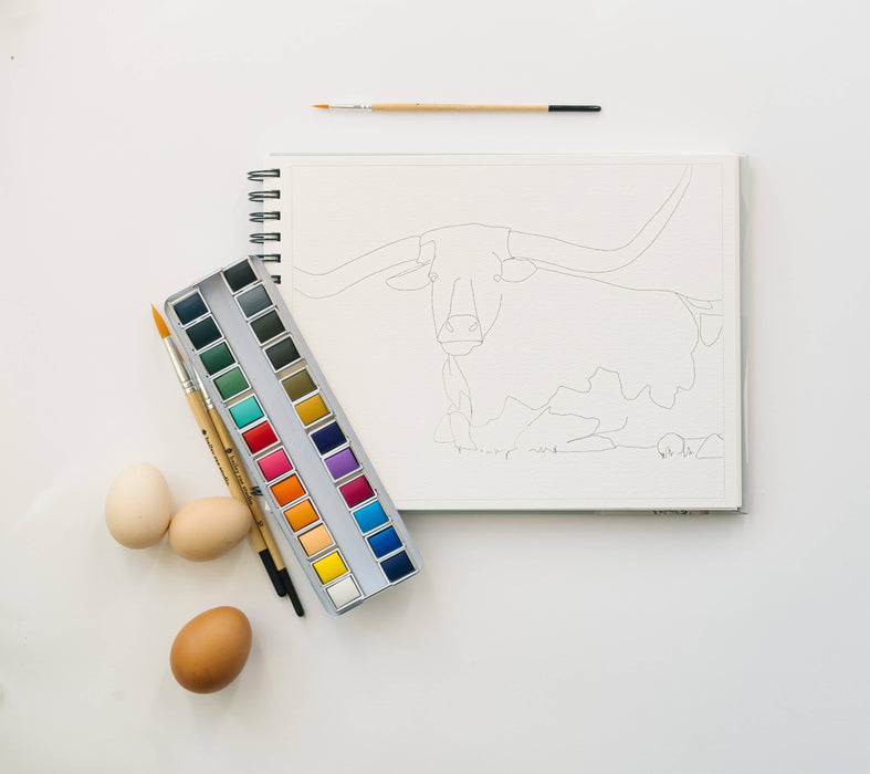 Bailey Rae Studio - Country Life Watercoloring Book