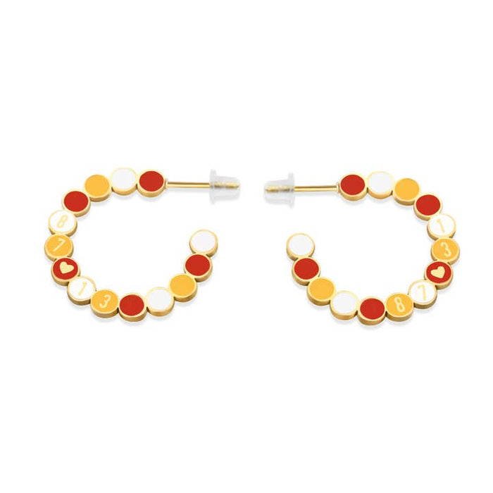 EB and Co. - Kansas City #87 ❤ #13 Friendship Hoop Earrings
