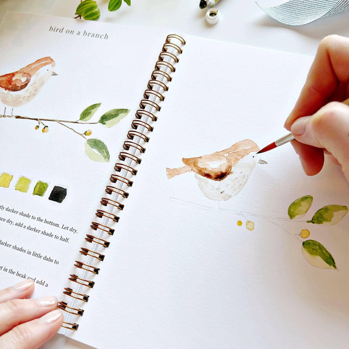 emily lex studio - Animals watercolor workbook
