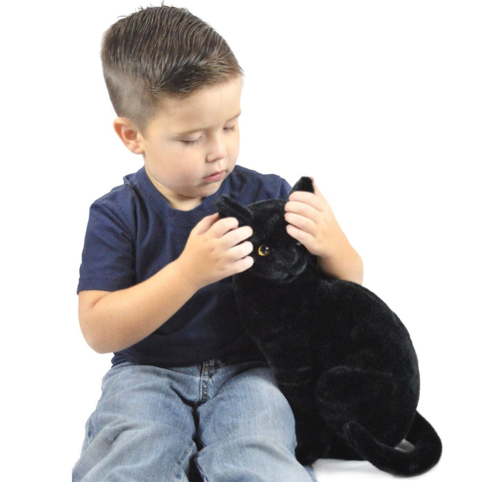 VIAHART Toy Co. - Boone The Black Cat | 13 Inch Stuffed Animal Plush