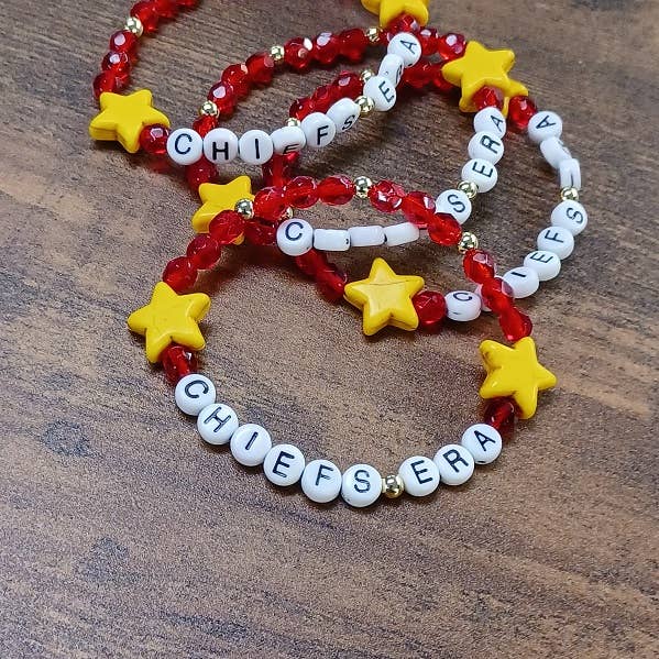Paco Designs - Shinning In My Chiefs Era Bracelet