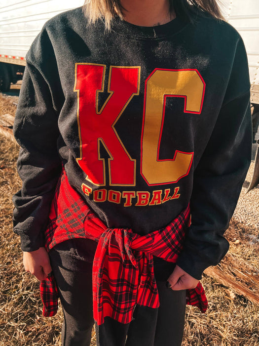 Southern Babe Wholesale - KC FOOTBALL SWEATSHIRT: 2XL