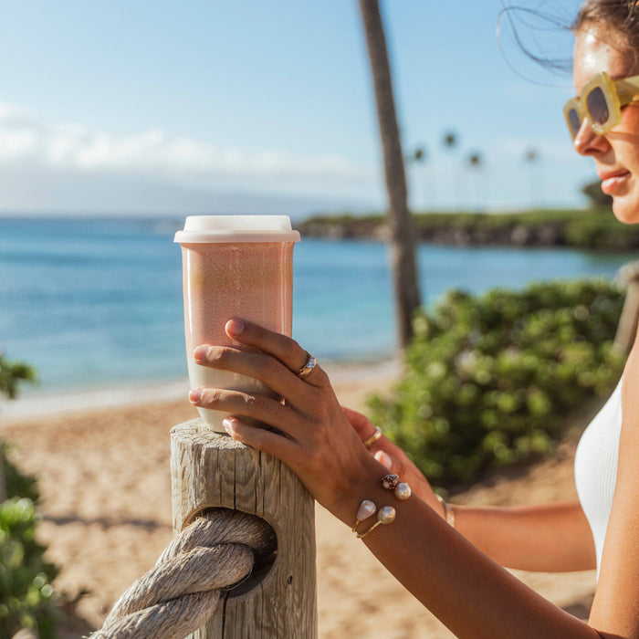 Nova Ceramics Travel Mugs - Afterglow Cup 16oz (Includes Lid & Band)