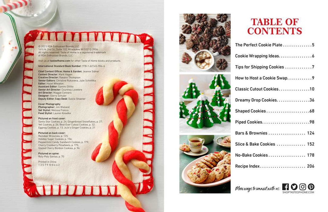 Simon & Schuster - Taste of Home All New Christmas Cookies  by: Spiral; 208 pages / English