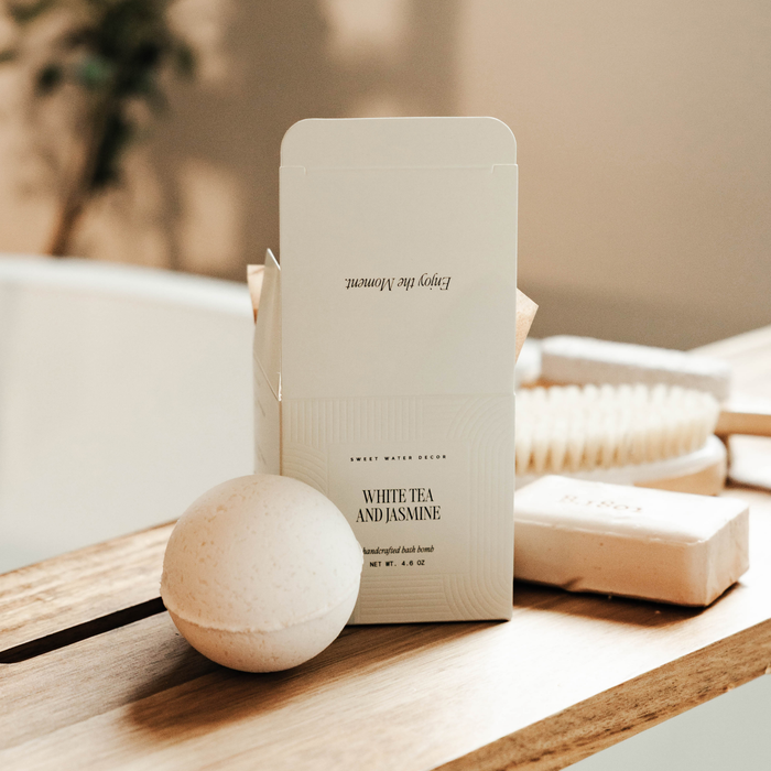 Sweet Water Decor - *NEW* White Tea and Jasmine 4.6 oz Bath Bomb