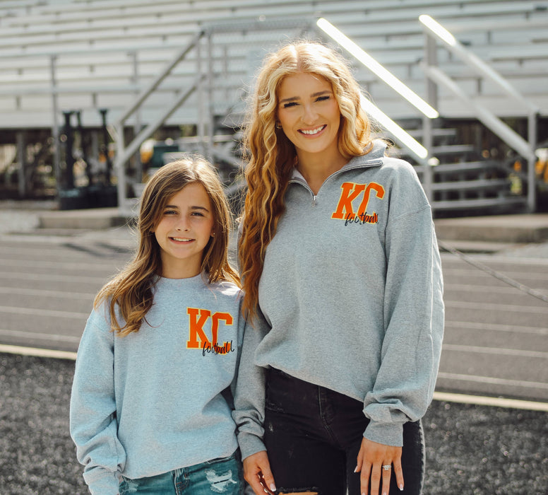 Country Charm Wholesale - KC football | left chest Crewneck: Large