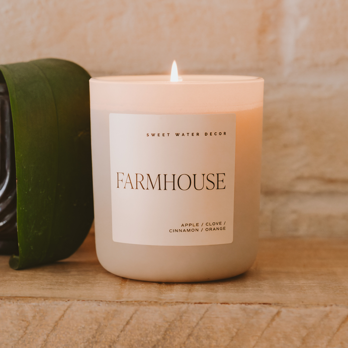 Sweet Water Decor - Farmhouse 15 oz Soy Candle - Home Decor & Gifts