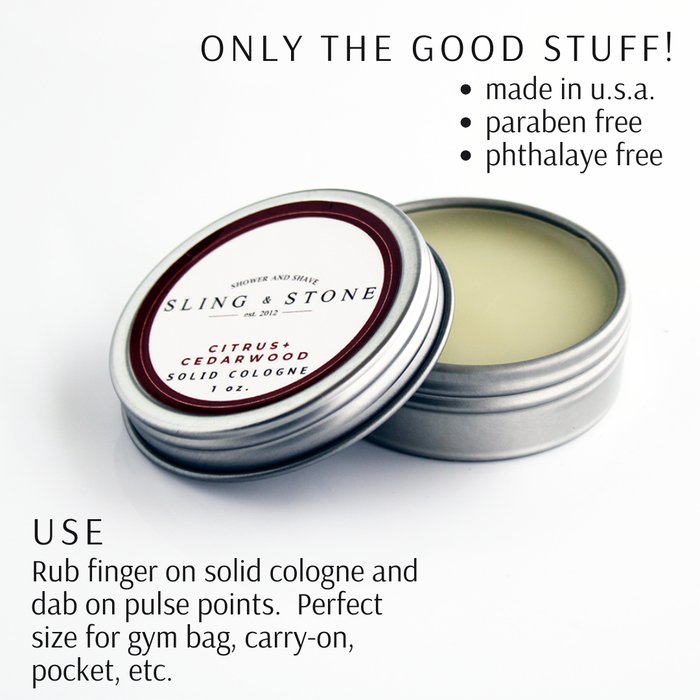 Twisted Tomboy | Bath+Body+Shower+Shave - FOR MEN | Solid Colognes (NEW SCENTS! 6 Scents): NEW! Sandalwood+Musk+Orange Blossom