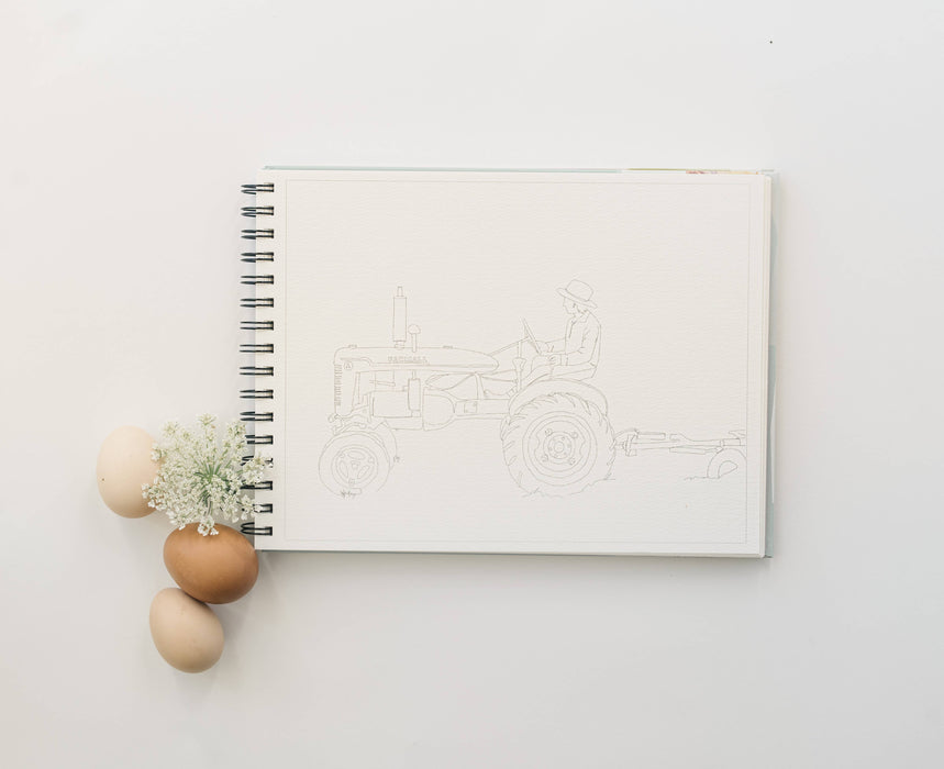 Bailey Rae Studio - Country Life Watercoloring Book