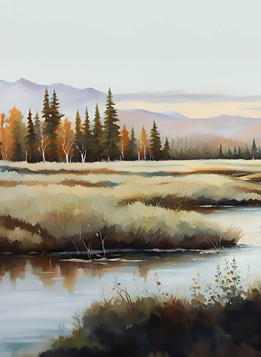 Kendrick Home - River With Pines Journal: 5 x 7 x .5
