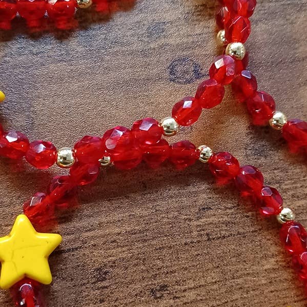 Paco Designs - Shinning In My Chiefs Era Bracelet