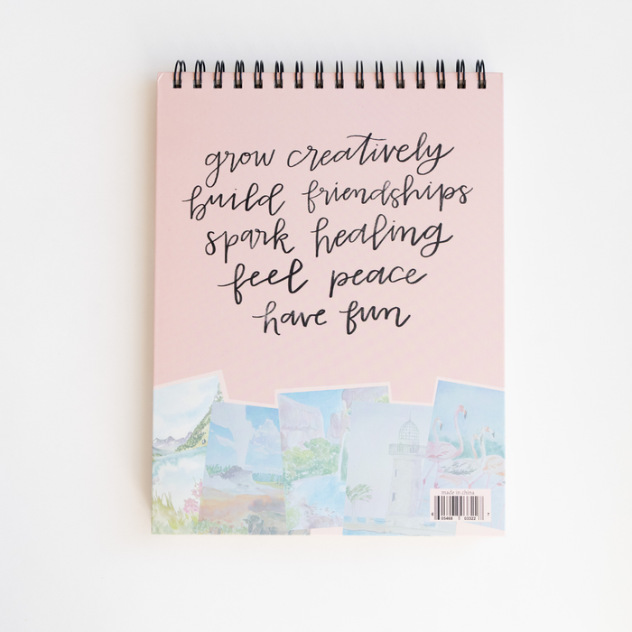 Bailey Rae Studio - National Parks Watercoloring Book-Outlines w/Video Tutorials