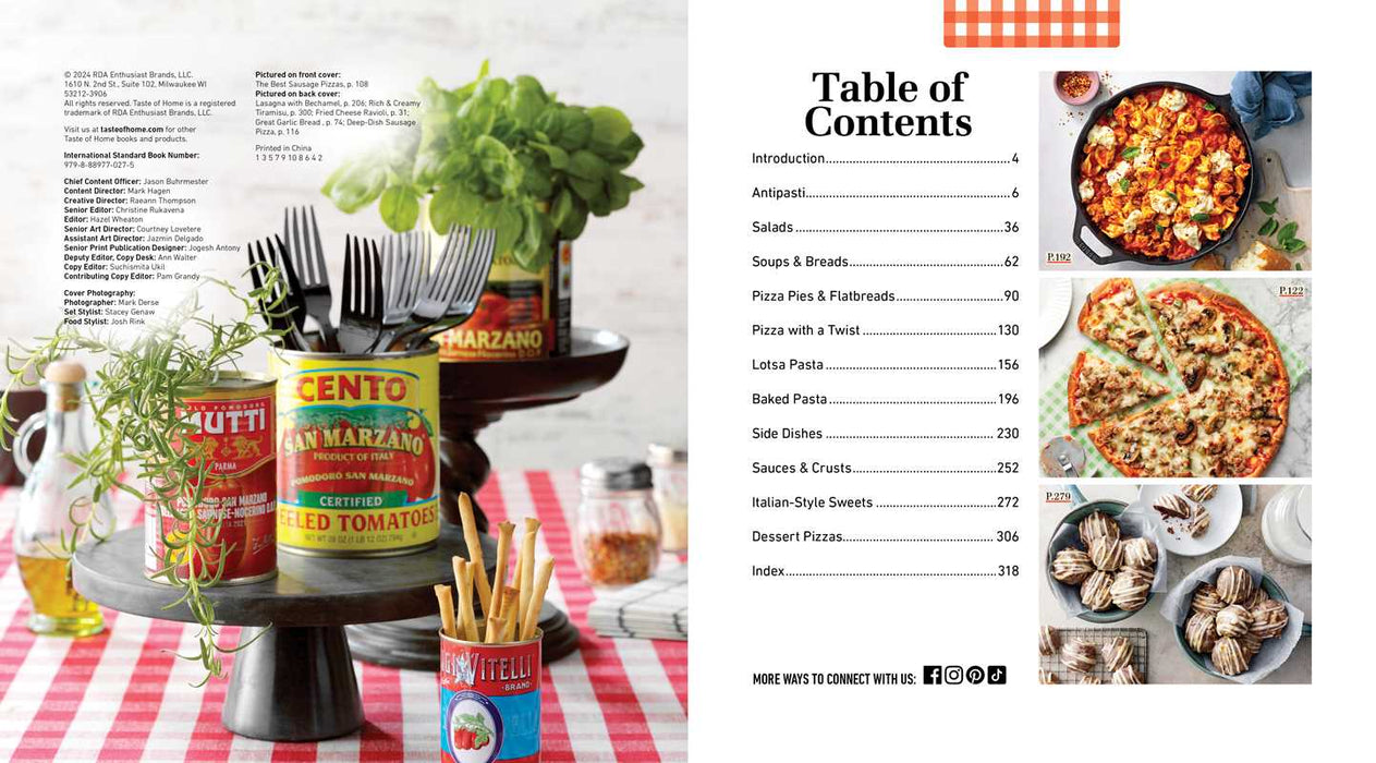 Simon & Schuster - Taste of Home Pizza, Pasta, and More  by: Paperback; 320 pages / English