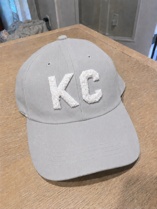 Thread Friday - Kansas City KC Dad Hat – White Chenille: Turquoise