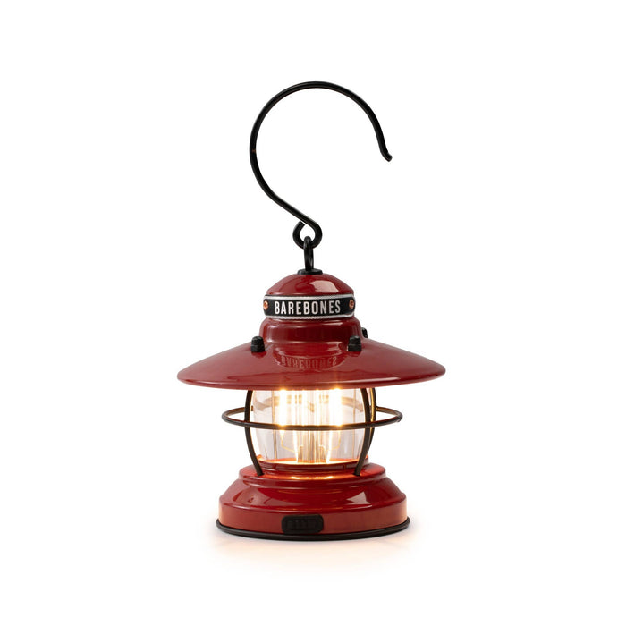 Barebones - Edison Mini Light - Great Holiday Ornament!: Red