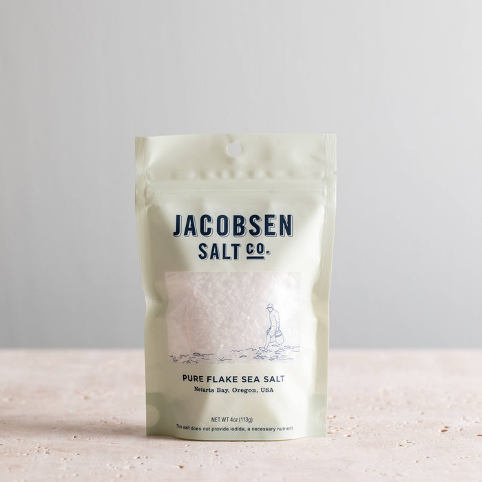 Jacobsen Salt Co. - Pure Flake Sea Salt - 4 oz bag