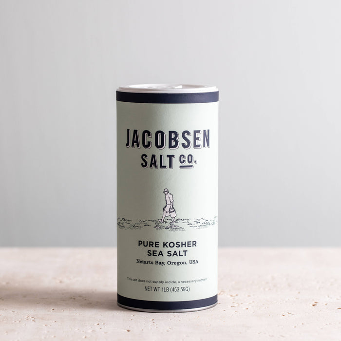 Jacobsen Salt Co. - Pure Kosher Sea Salt - 1lb Canister