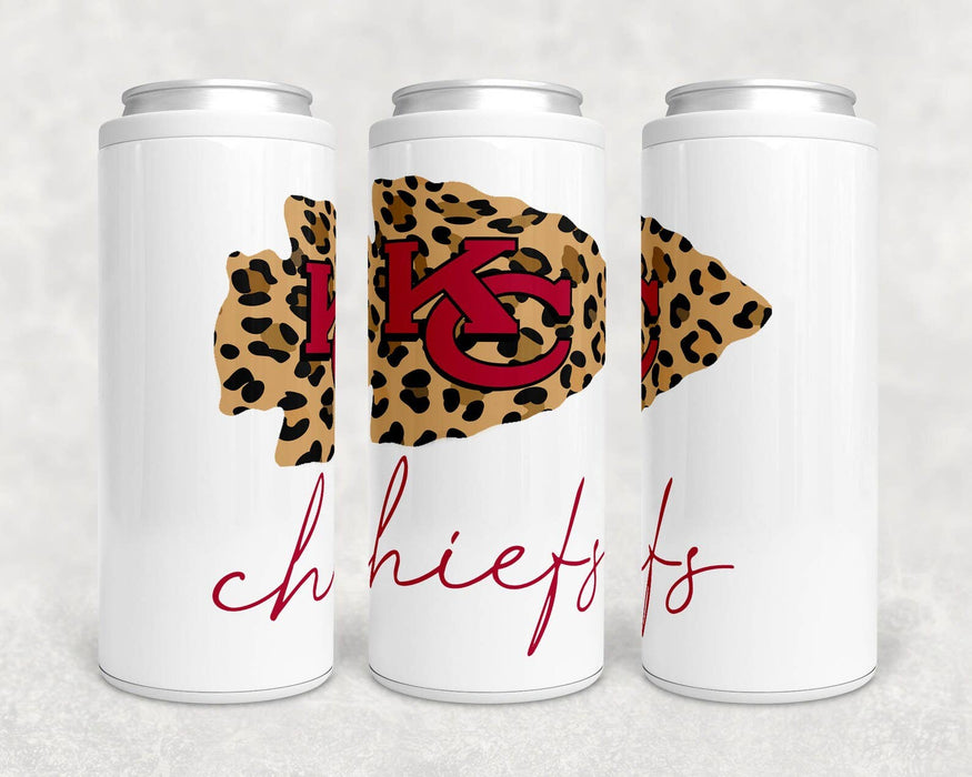 KC Chiefs Skinny Can Cooler