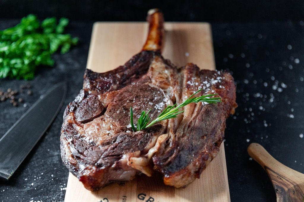 Tomahawk Ribeye Rack Ribeye - Tomahawk — Green Grass Mercantile